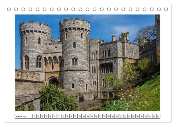 Produktbild: Enchanting England (Desk Calendar 2026 DIN A5 landscape), CALVENDO 12 Month DeskCalendar