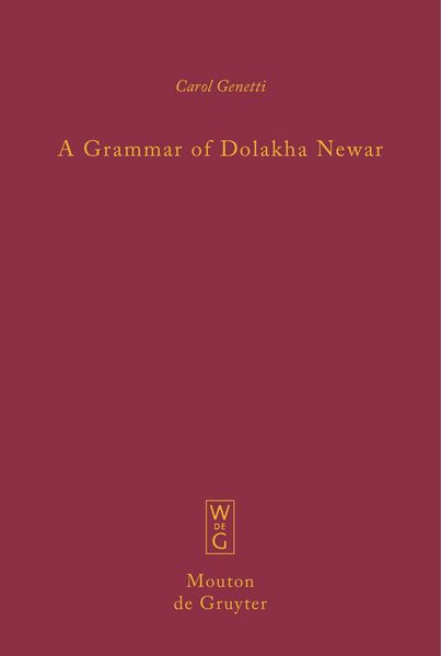 Produktbild: A Grammar of Dolakha Newar