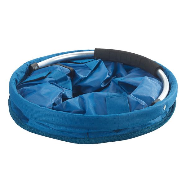 Produktbild: Universal Reinigungs Caddy Mod. Herkules 34 l, Blau, mit 5 Au&szlig;entaschen f&uuml;r Schw&auml;mme und T&uuml;cher