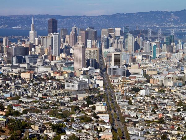Produktbild: CALVENDO Puzzle SAN FRANCISCO Aussicht von Twin Peaks | 1000 Teile Lege-Gr&ouml;&szlig;e 64x48cm Foto-Puzzle f&uuml;r gl&uuml;ckliche Stunden