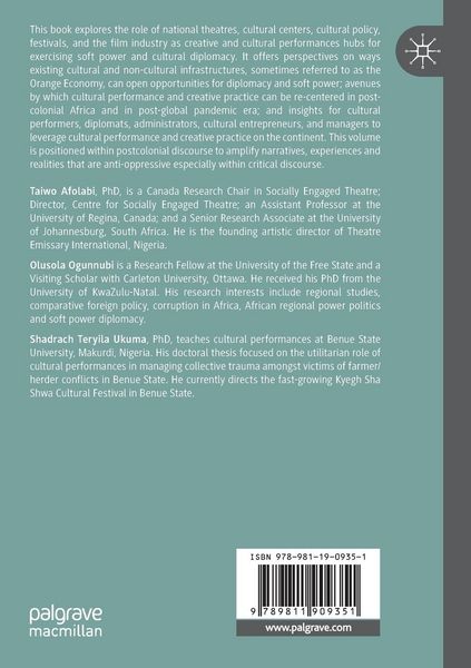 Produktbild: Re-centering Cultural Performance and Orange Economy in Post-colonial Africa