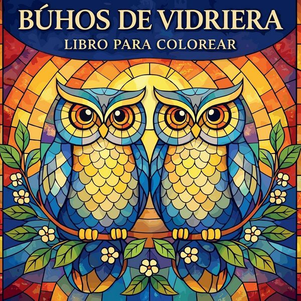 Produktbild: B&uacute;hos de Vidriera - Libro para Colorear
