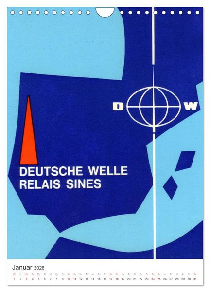 Produktbild: Radio Nostalgie - Empfangsbest&auml;tigungskarten internationaler Rundfunkstationen (Wandkalender 2026 DIN A4 hoch), CALVENDO Monatskalender