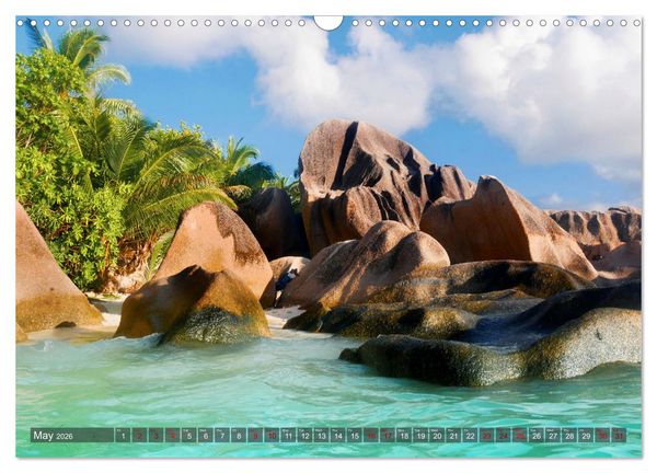 Produktbild: Seychelles, Holidays on Exotic Islands (Wall Calendar 2026 DIN A3 landscape), CALVENDO 12 Month Wall Calendar