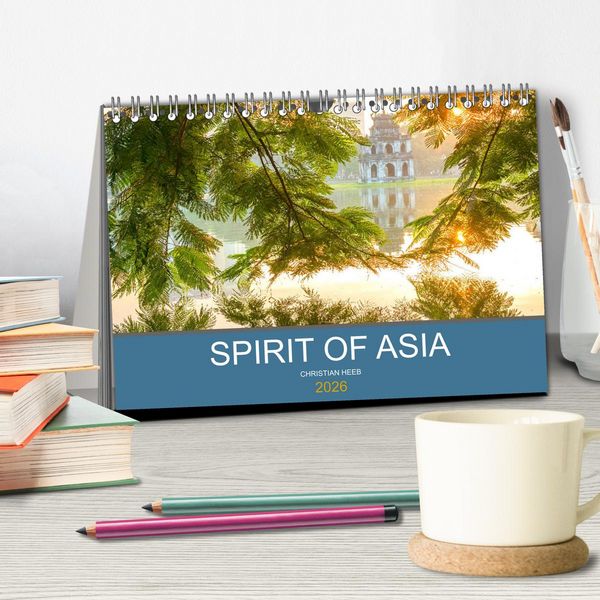 Produktbild: Spirit of Asia (Tischkalender 2026 DIN A5 quer), CALVENDO Monatskalender