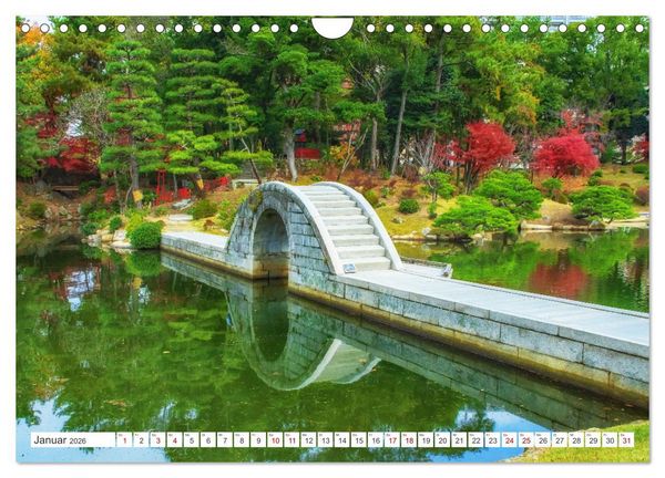 Produktbild: Herbst in Japan (Wandkalender 2026 DIN A4 quer), CALVENDO Monatskalender