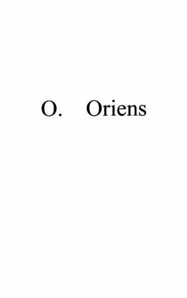 Produktbild: O oriens