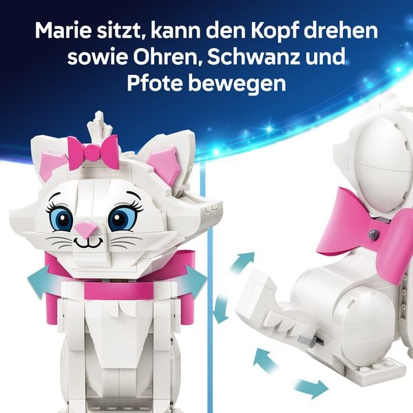 Produktbild: LEGO ǀ Disney 43286 Aristocats: Bezaubernde Marie, Spielzeug ab 7 Jahre