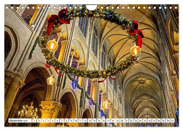 Produktbild: Les cath&eacute;drales fran&ccedil;aises &ndash; Des chefs-d'&oelig;uvre de l&rsquo;architecture gothique (Calendrier mural 2027 DIN A4 vertical), CALVENDO calendrier mensuel