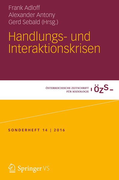 Produktbild: Handlungs- und Interaktionskrisen