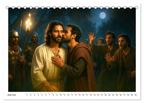 Produktbild: Mein Friede sei mit euch (Tischkalender 2026 DIN A5 quer), CALVENDO Monatskalender