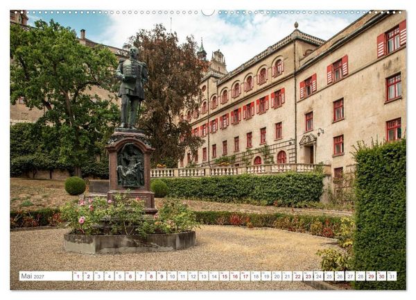 Produktbild: Sommerliches Sigmaringen (Wandkalender 2027 DIN A2 quer), CALVENDO Monatskalender
