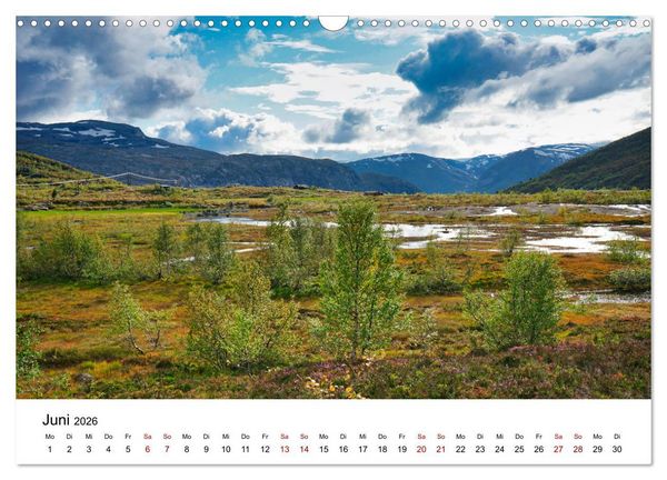 Produktbild: Norwegen im Sp&auml;tsommer (Wandkalender 2026 DIN A3 quer), CALVENDO Monatskalender