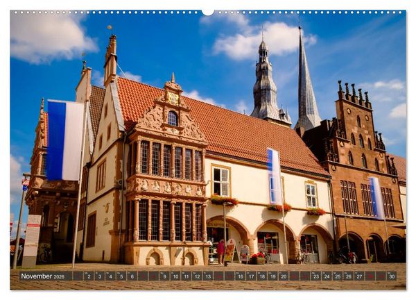 Produktbild: Ein Blick auf Alte Hansestadt Lemgo (Wandkalender 2026 DIN A2 quer), CALVENDO Monatskalender