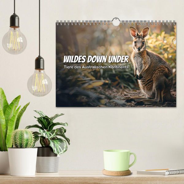 Produktbild: Wildes Down Under: Tiere des Australischen Kontinents (Wandkalender 2026 DIN A4 quer), CALVENDO Monatskalender
