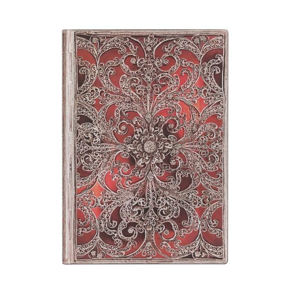 Produktbild: Softcover Notizbuch Granat, Midi, Unliniert