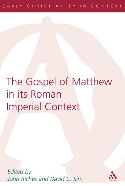 Produktbild: The Gospel of Matthew in its Roman Imperial Context