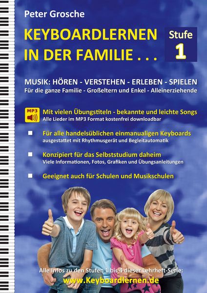 Produktbild: Keyboardlernen in der Familie (Stufe 1)