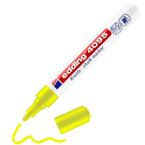 Produktbild: edding Kreidemarker 4095 neongelb 2-3mm