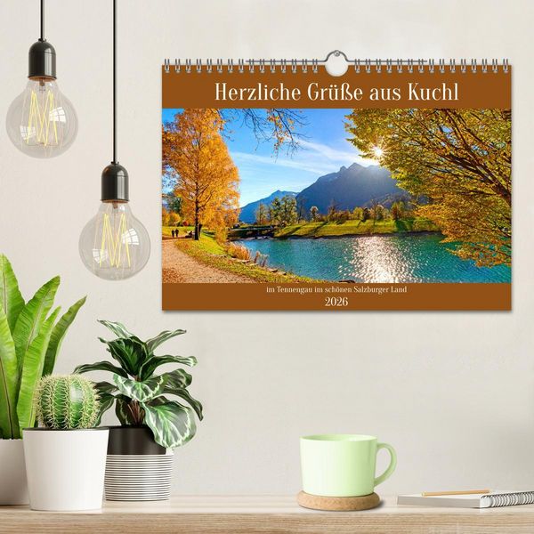 Produktbild: Herzliche Gr&uuml;&szlig;e aus Kuchl (Wandkalender 2026 DIN A4 quer), CALVENDO Monatskalender