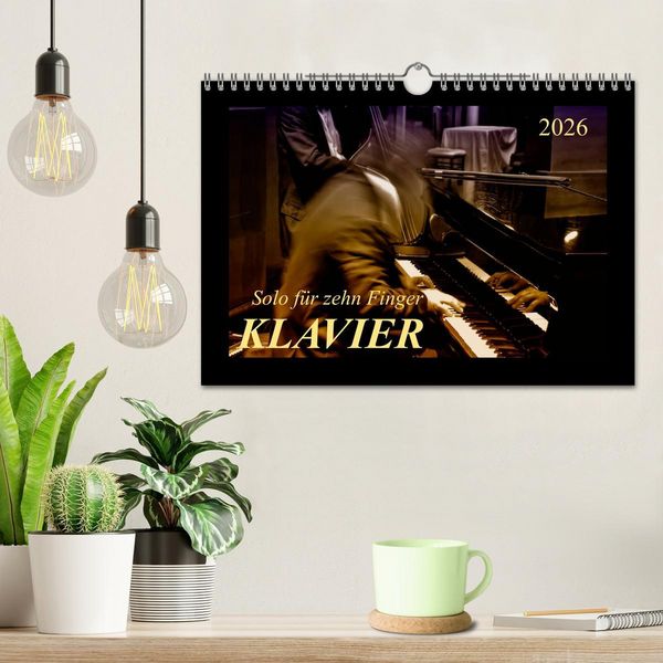 Produktbild: Klavier - Solo f&uuml;r zehn Finger (Wandkalender 2026 DIN A4 quer), CALVENDO Monatskalender