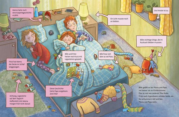 Produktbild: Fritzi und Bille - Blo&szlig; nicht allein ins Bett