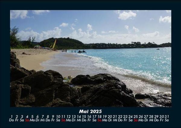 Produktbild: Karibik 2025 Fotokalender DIN A5