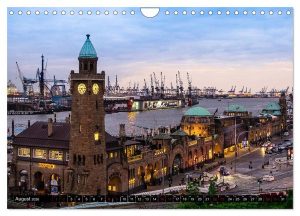 Produktbild: Hamburger Highlights (Wandkalender 2026 DIN A4 quer), CALVENDO Monatskalender