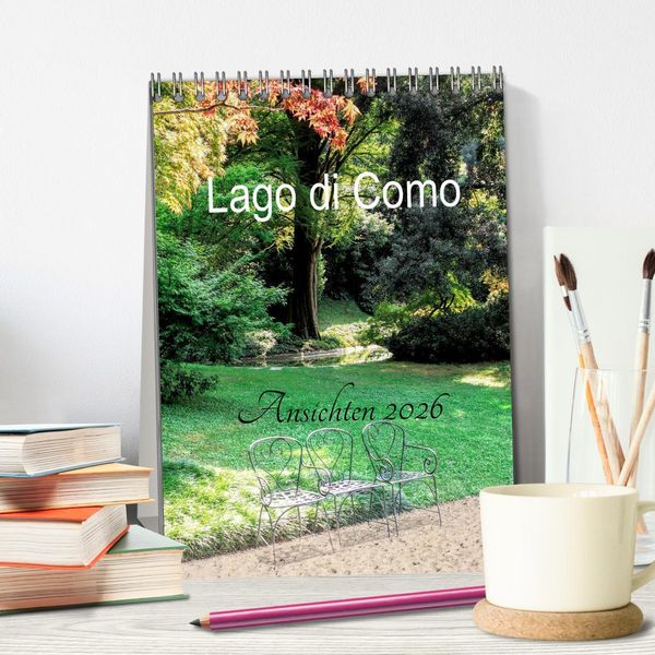 Produktbild: Lago di Como Ansichten 2026 (Tischkalender 2026 DIN A5 hoch), CALVENDO Monatskalender