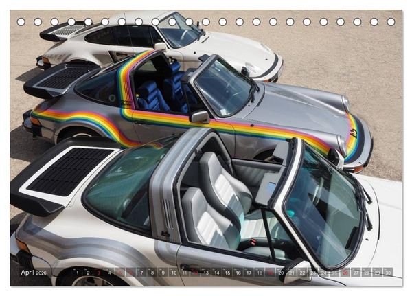 Produktbild: Ein Porsche muss es schon sein! (Tischkalender 2026 DIN A5 quer), CALVENDO Monatskalender