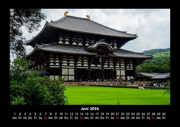 Produktbild: Tempel 2026 Fotokalender DIN A3