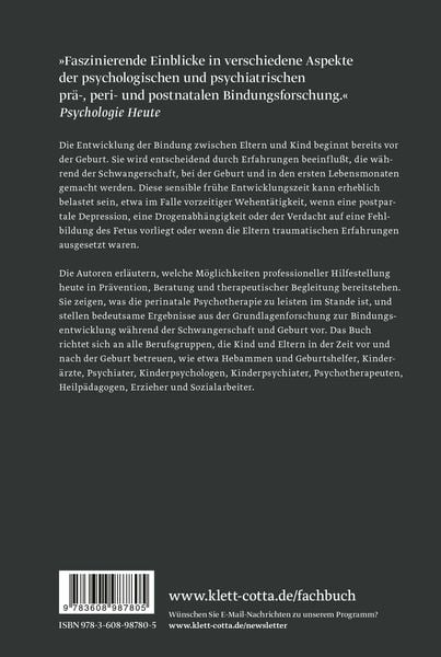 Produktbild: Die Anf&auml;nge der Eltern-Kind-Bindung