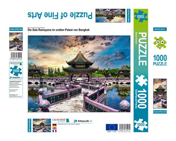 Produktbild: CALVENDO Puzzle Die Sala Ramayana im uralten Palast von Bangkok | 1000 Teile Lege-Gr&ouml;&szlig;e 64x48cm Foto-Puzzle f&uuml;r gl&uuml;ckliche Stunden