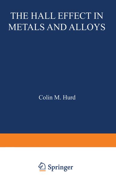 Produktbild: The Hall Effect in Metals and Alloys