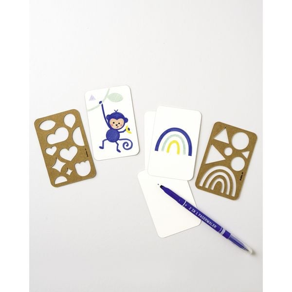 Produktbild: Folia Spielkarten blanko 6,5x10cm