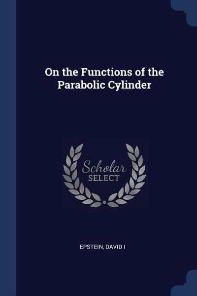 Produktbild: On the Functions of the Parabolic Cylinder