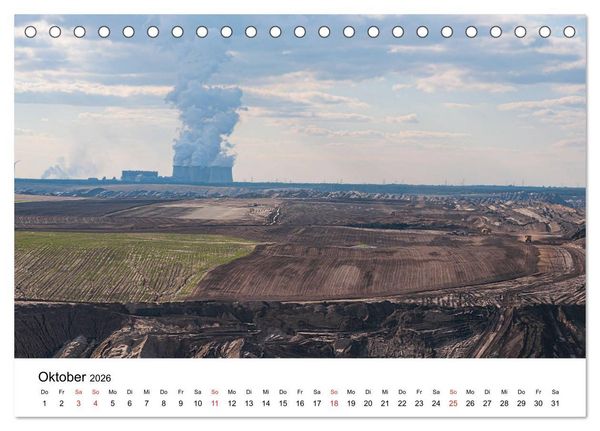 Produktbild: Bergbaulandschaften (Tischkalender 2026 DIN A5 quer), CALVENDO Monatskalender