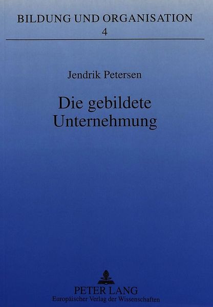 Produktbild: Die gebildete Unternehmung
