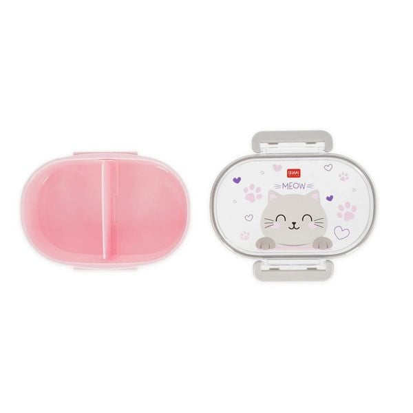 Produktbild: Legami Brotdose - Snack & Go - Kitty - 500ml