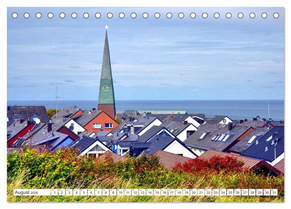 Produktbild: Helgoland Highlights (Tischkalender 2026 DIN A5 quer), CALVENDO Monatskalender