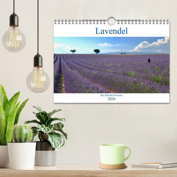 Produktbild: Lavendel. Der Duft der Provence (Wandkalender 2026 DIN A4 quer), CALVENDO Monatskalender