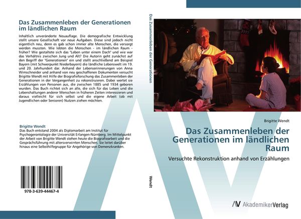 Produktbild: Das Zusammenleben der Generationen im l&auml;ndlichen Raum