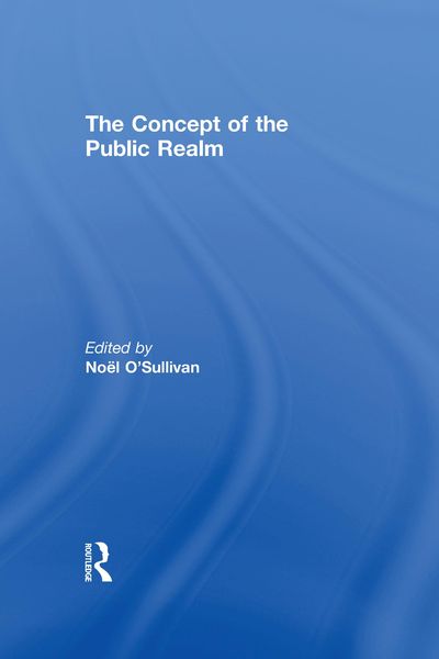 Produktbild: The Concept of the Public Realm
