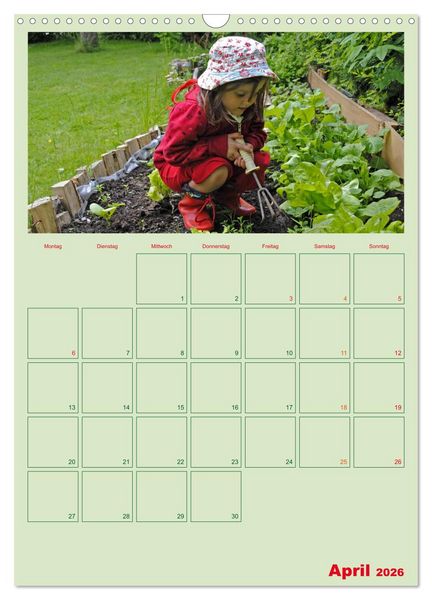 Produktbild: Gartenplaner (Wandkalender 2026 DIN A3 hoch), CALVENDO Monatskalender