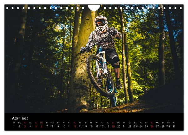 Produktbild: Mountainbike Action (Wandkalender 2026 DIN A4 quer), CALVENDO Monatskalender