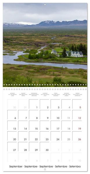 Produktbild: COLOURS OF ICELAND (Wall Calendar 2027 12 &times; 12 Inch) CALVENDO 12 Month Wall Calendar