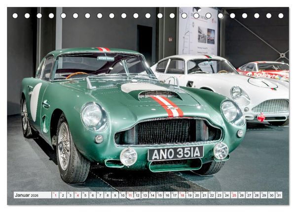 Produktbild: Nationales Auto Museum, Faszination auf R&auml;dern (Tischkalender 2026 DIN A5 quer), CALVENDO Monatskalender