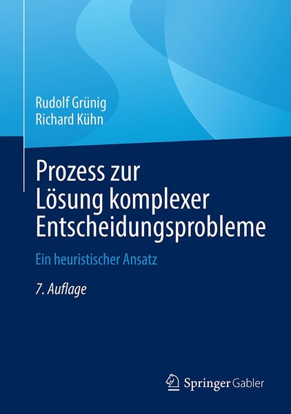 Produktbild: Prozess zur L&ouml;sung komplexer Entscheidungsprobleme