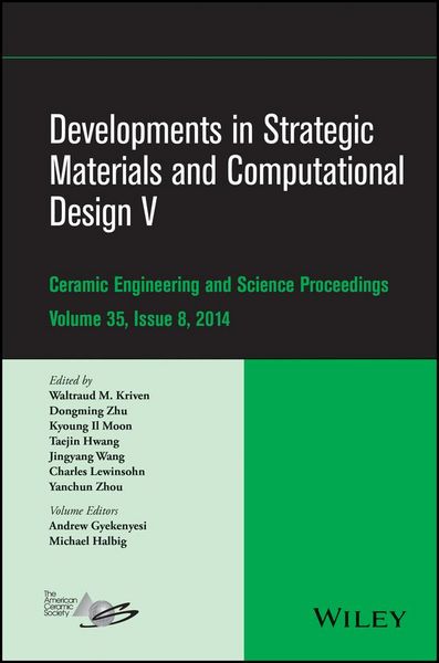 Produktbild: Developments in Strategic Materials and Computational Design V