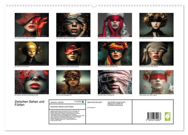 Produktbild: Zwischen Sehen und F&uuml;hlen (hochwertiger Premium Wandkalender 2027 DIN A2 quer), Kunstdruck in Hochglanz